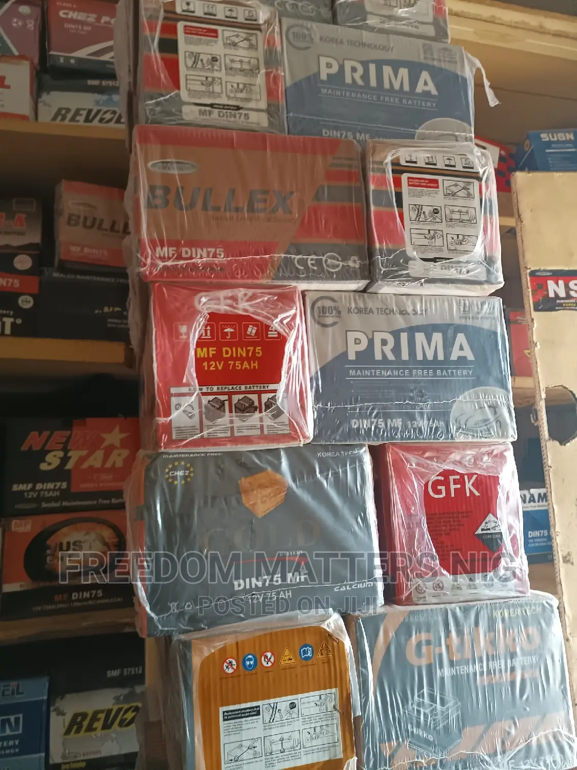 Original Car Battery With Warranty