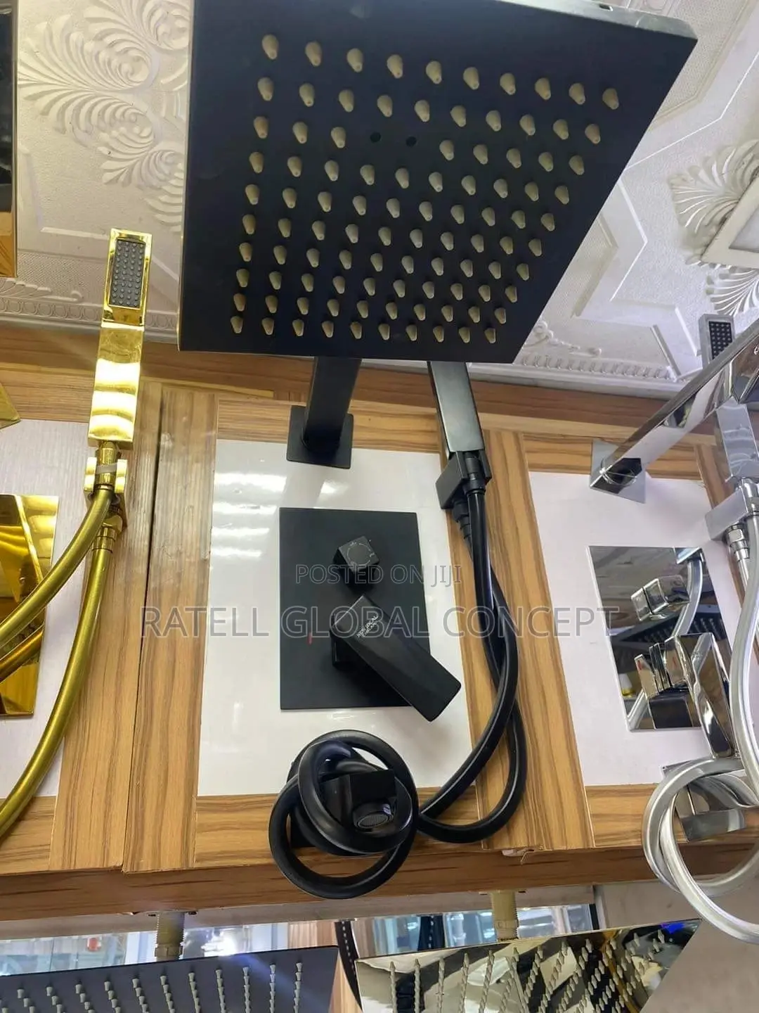 5 Ways Conduit Shower [Black]