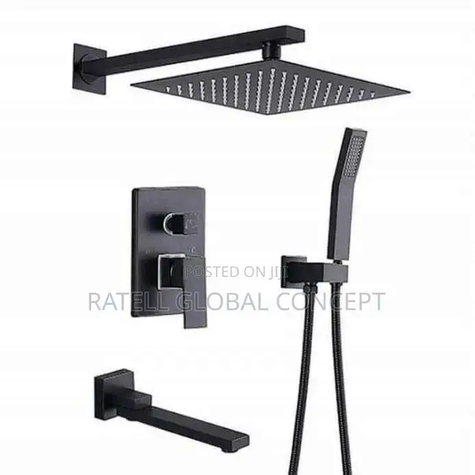 5 Ways Conduit Shower [Black]