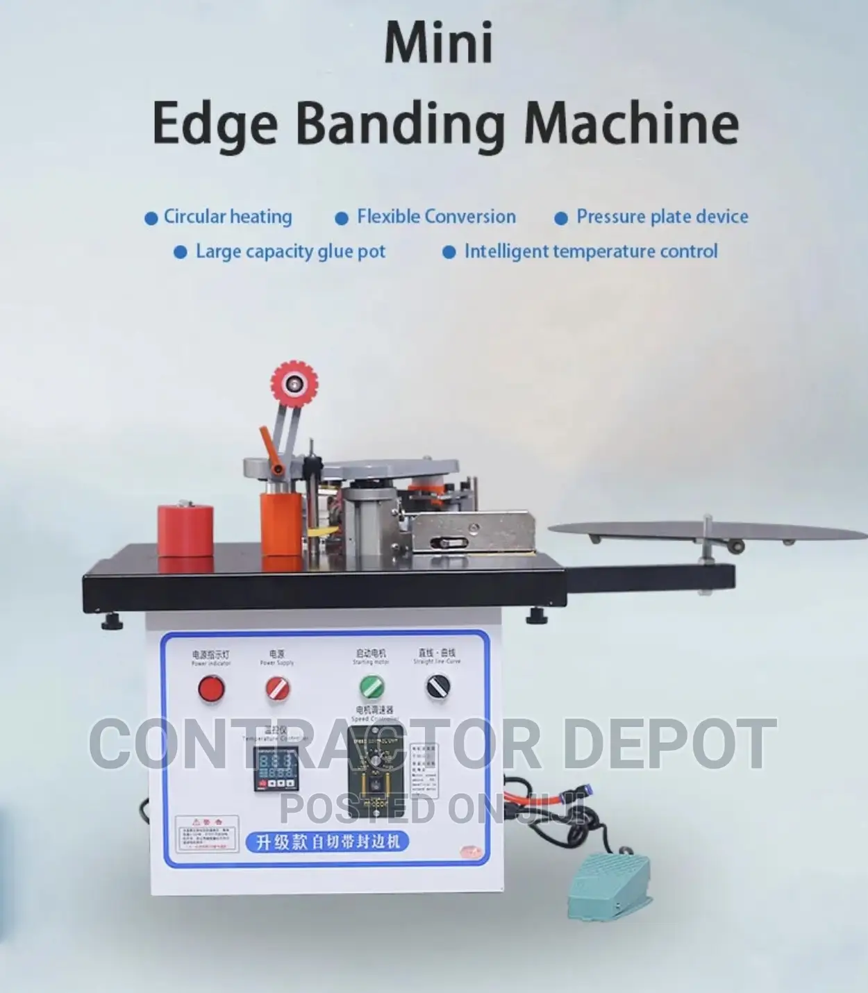 Edgebander Small Curved Straight Manual Banding Machine