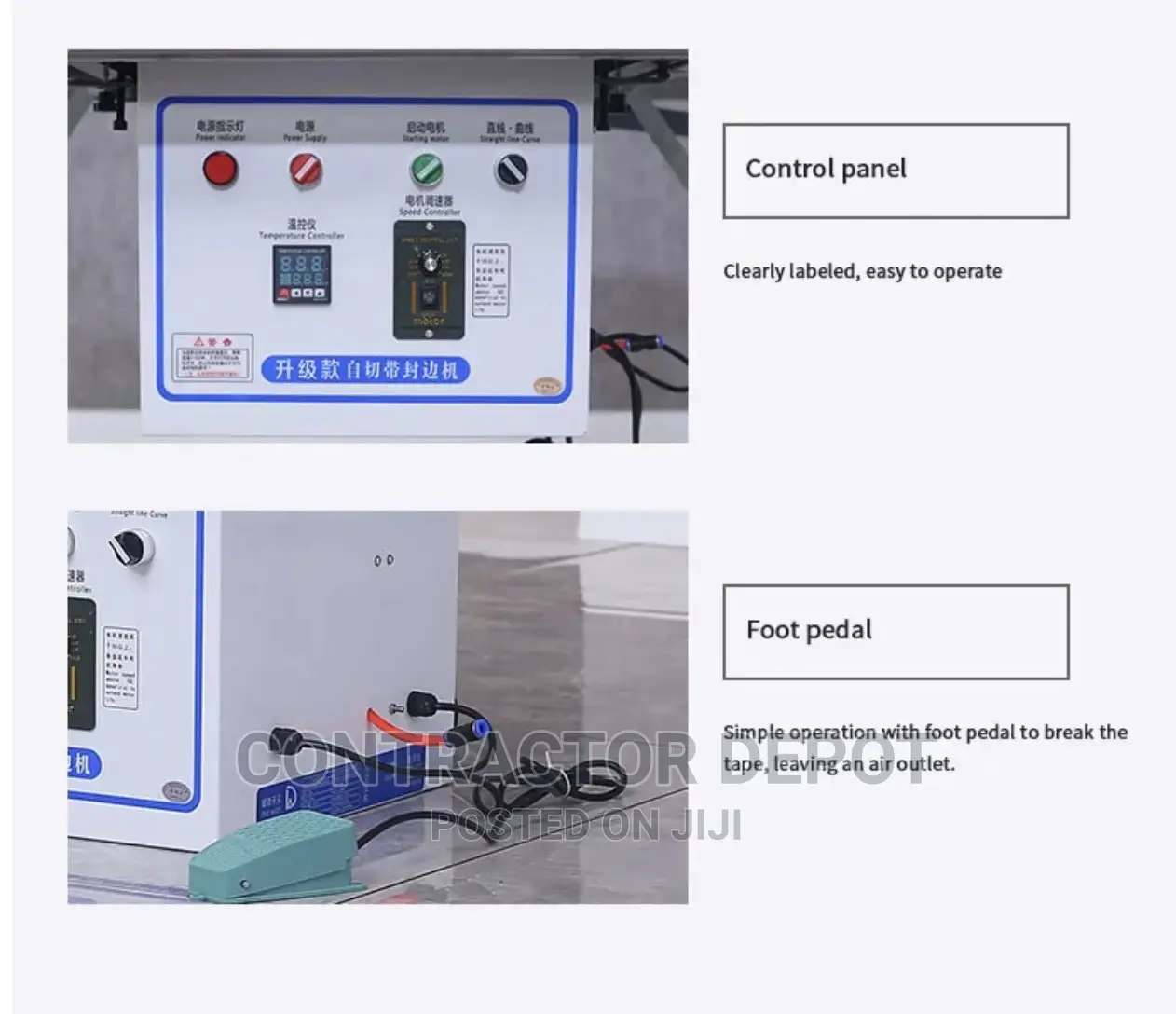 Edgebander Small Curved Straight Manual Banding Machine