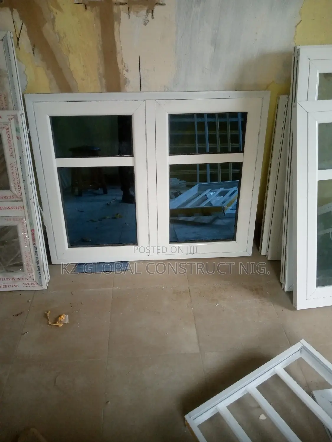 Aluminum Casement Window With Inner Burglary Series 001