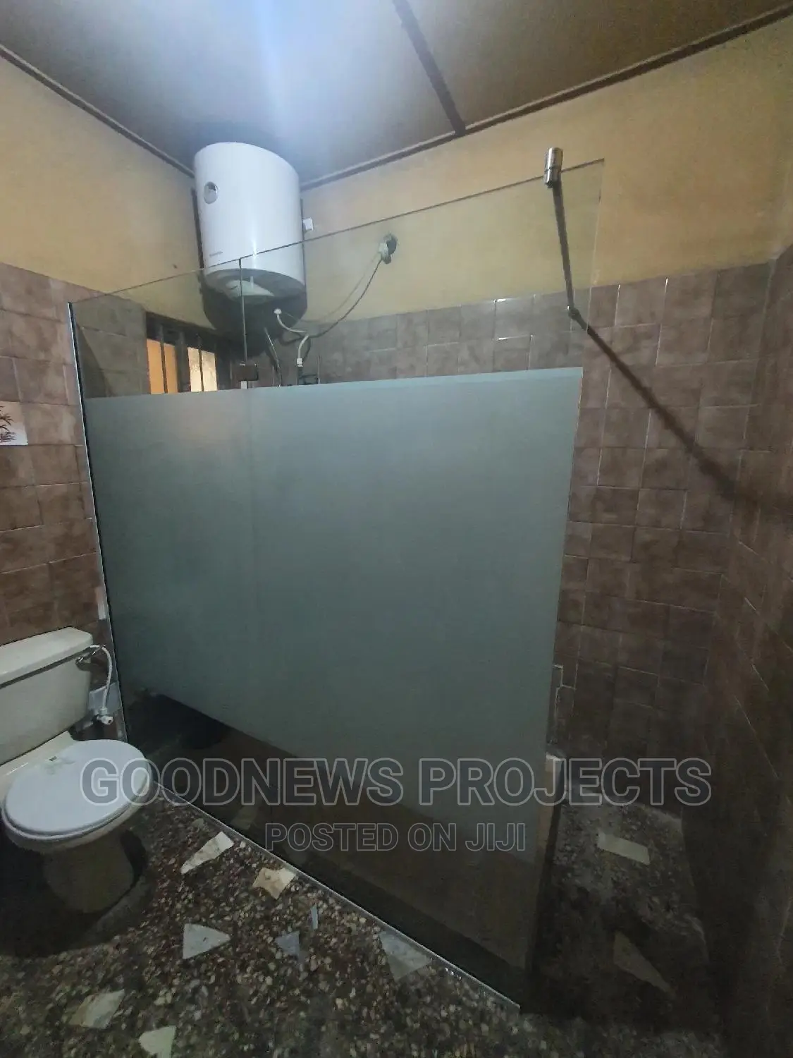 Toilet/Bathroom Shower Fixed Glass