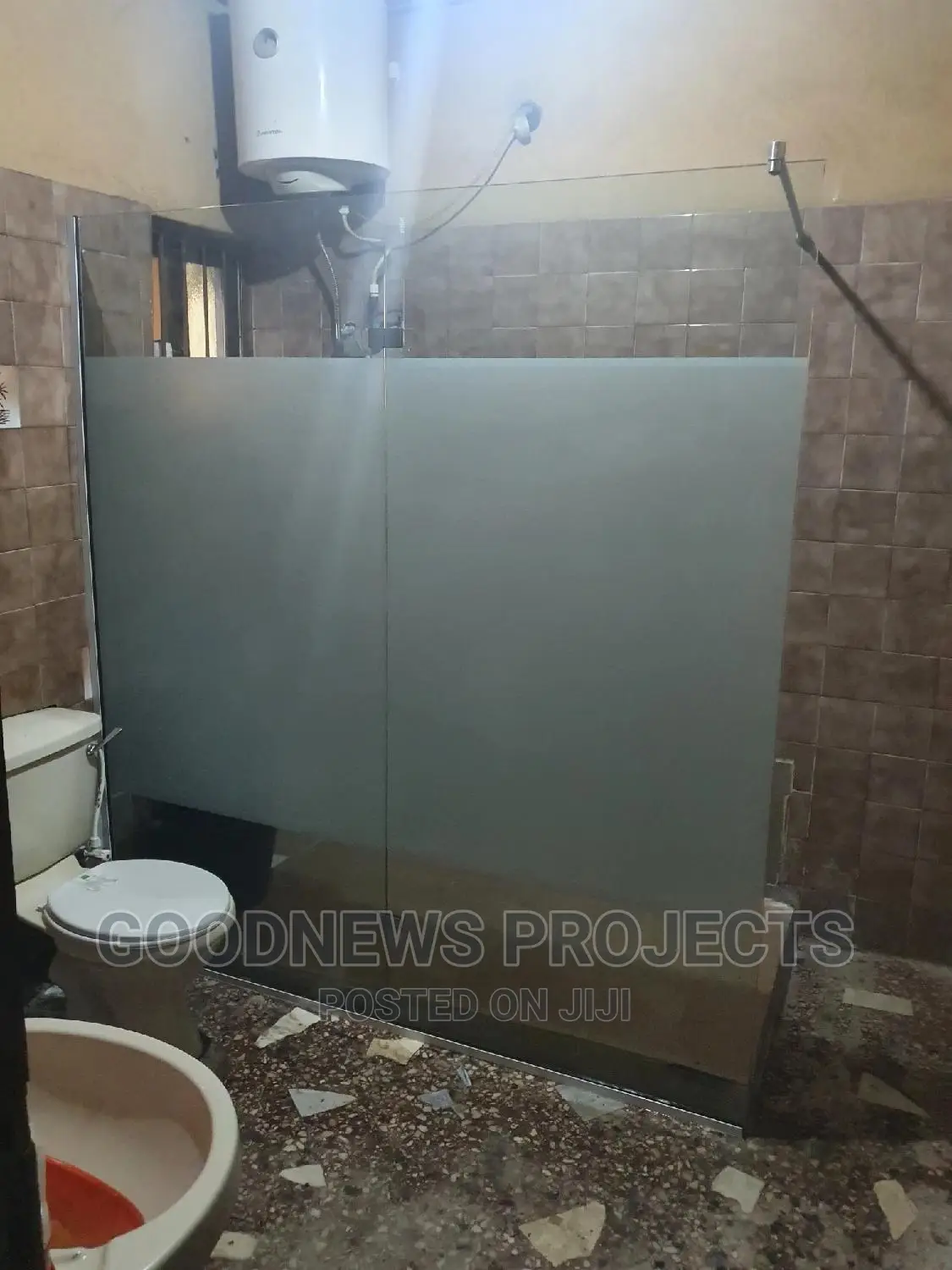 Toilet/Bathroom Shower Fixed Glass