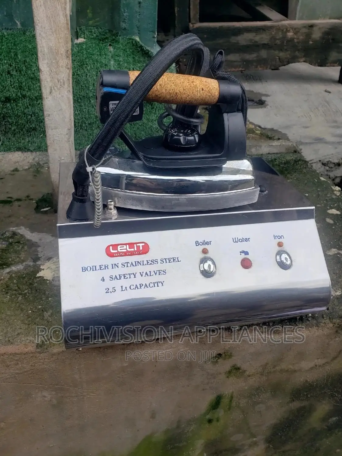 Lelit Industrial Iron Professional Iron Heavy-Duty Stainless