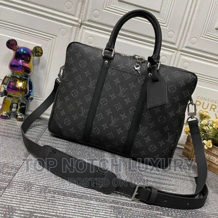 Original Leather Gucci Men Women Office Hand Bag