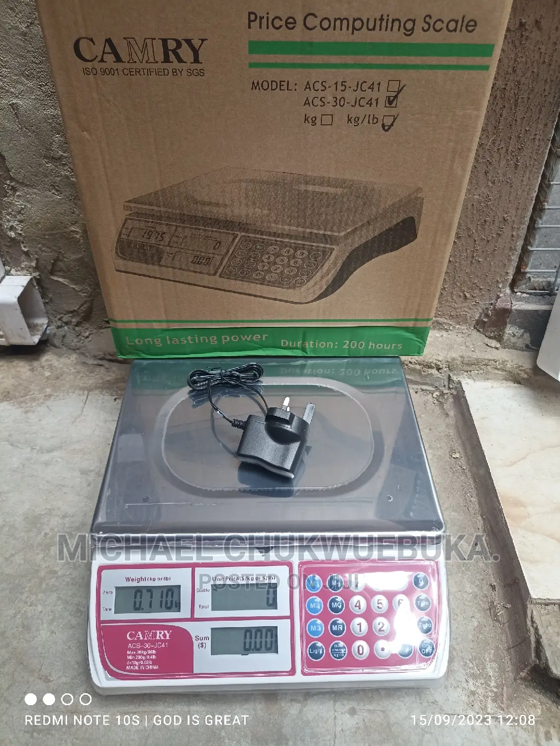 30kg Original Camry Scale
