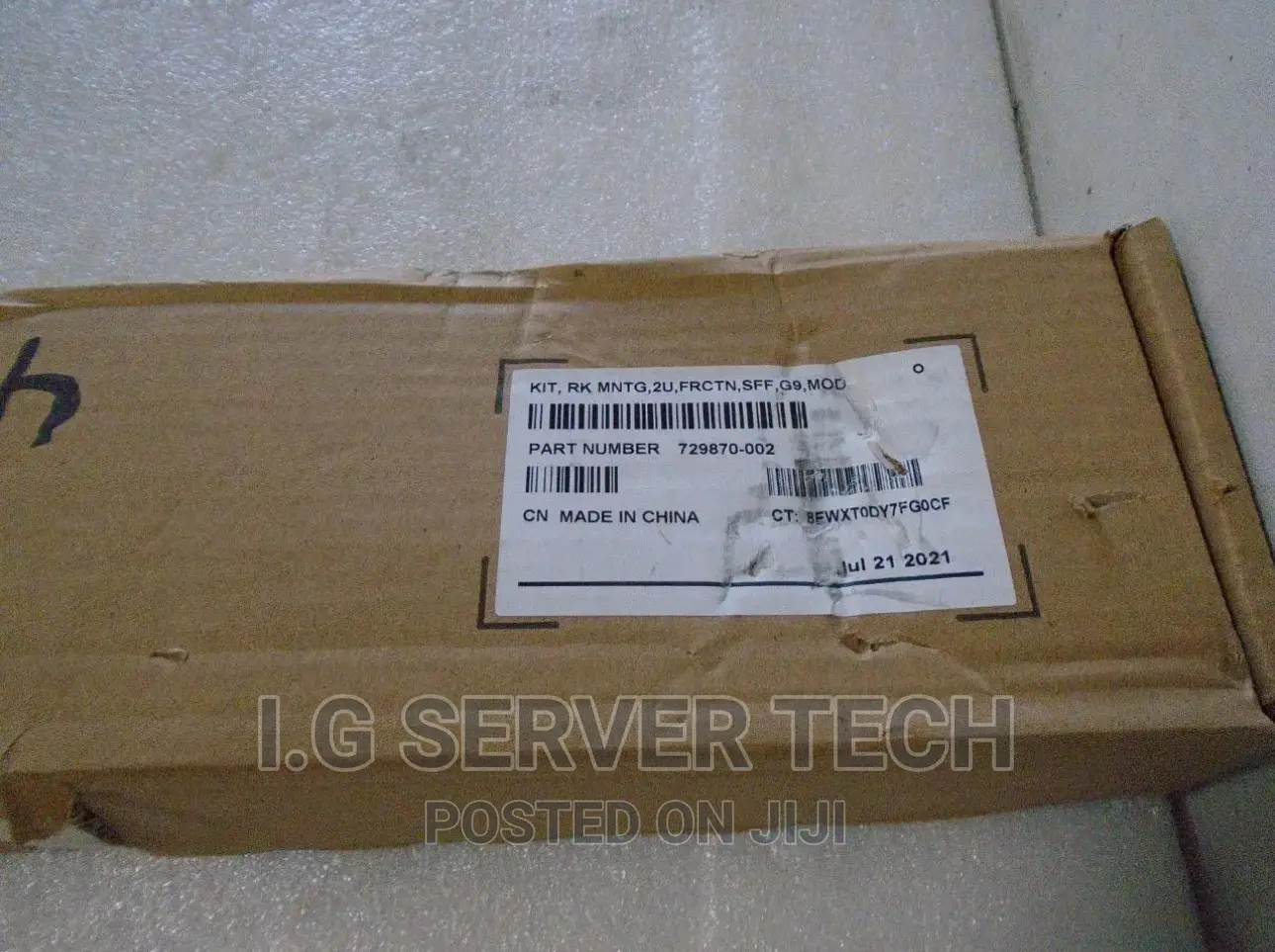 HP Proliant 729870-002 Rails Rail Kit Mount
