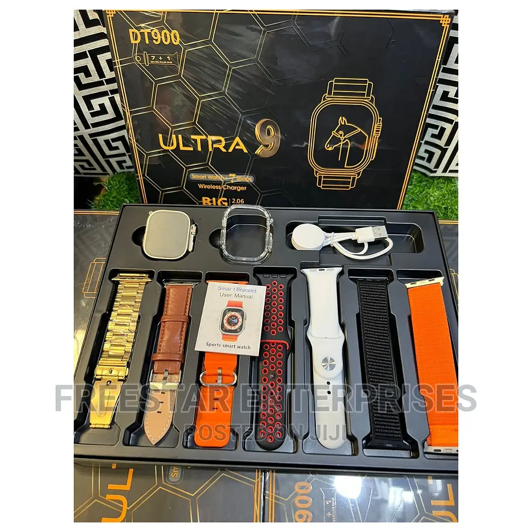 DT900 Ultra Smart Watch 7 in 1 Watch Straps.