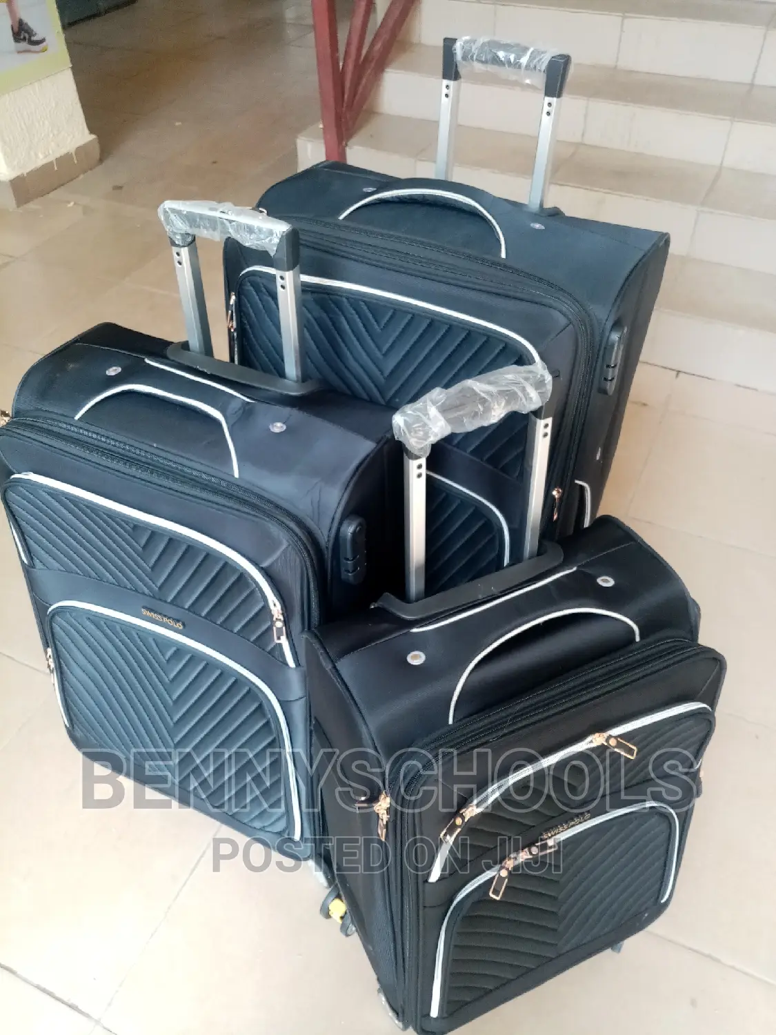 Set of 3 Swiss Polo Traveling Luggage Boxes