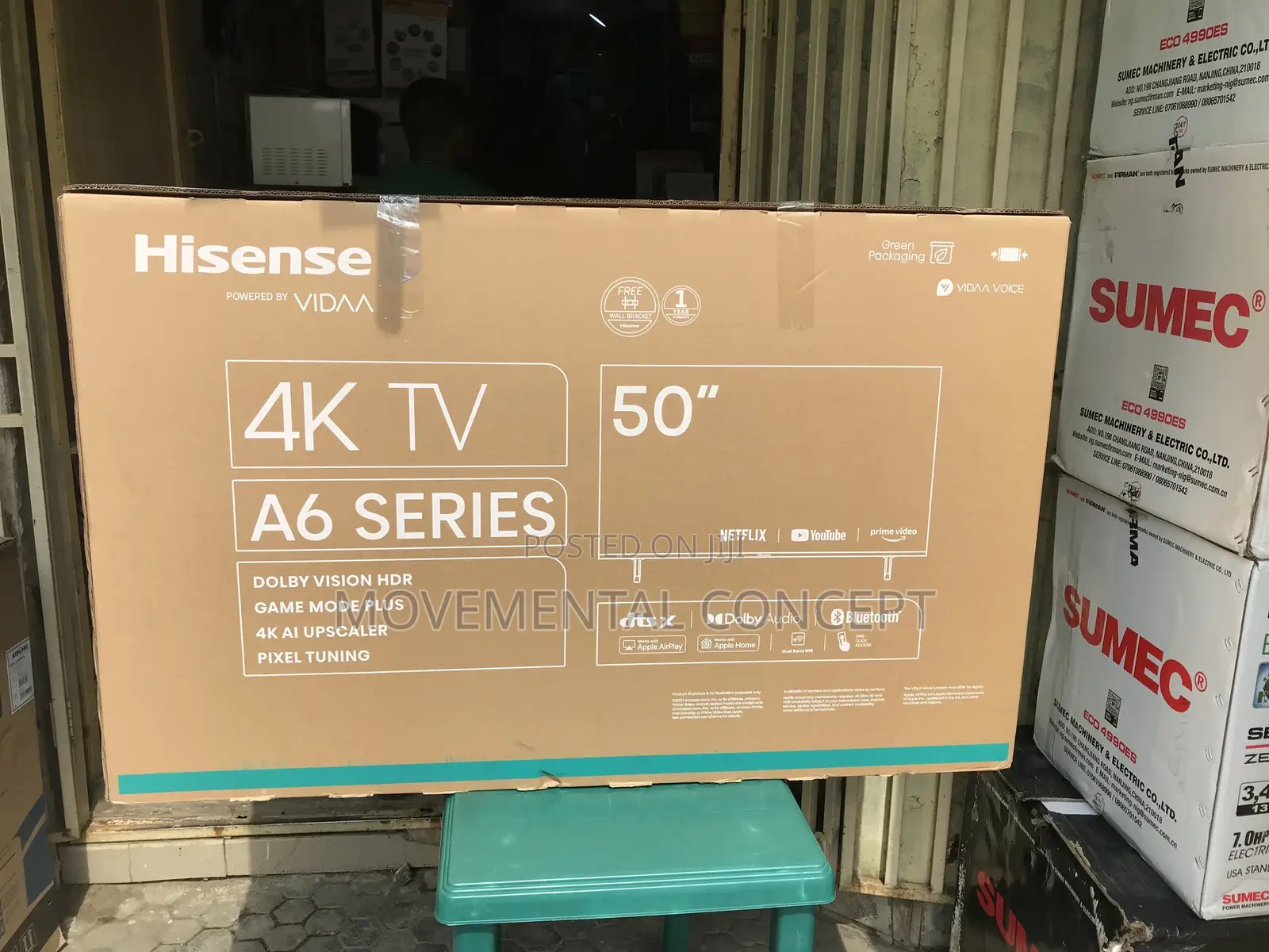 Hisense A6 Series 50”Inches Smart TV