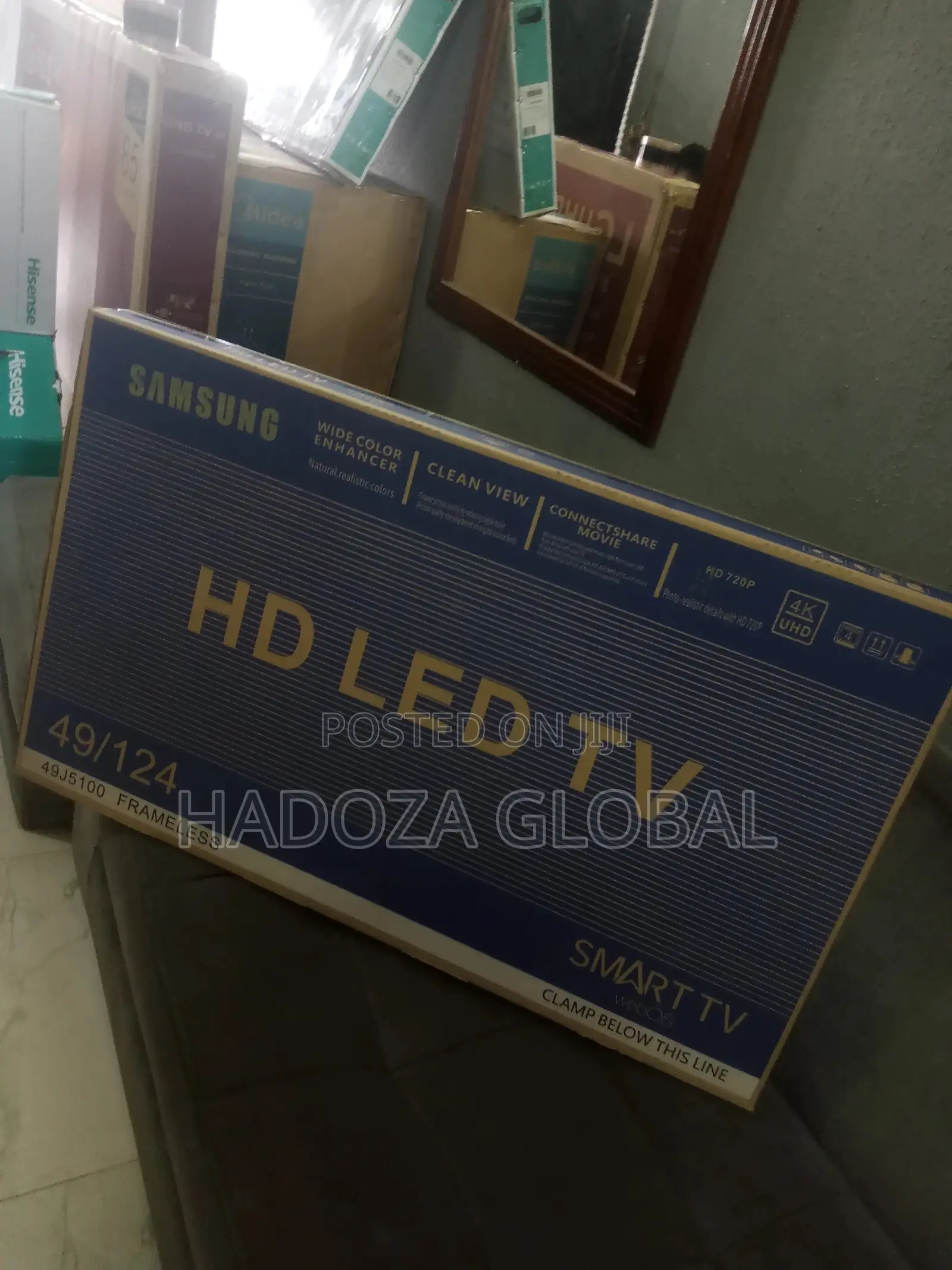 New Durable Samsung 49 Inches Smart Tv Frameless 49j5100