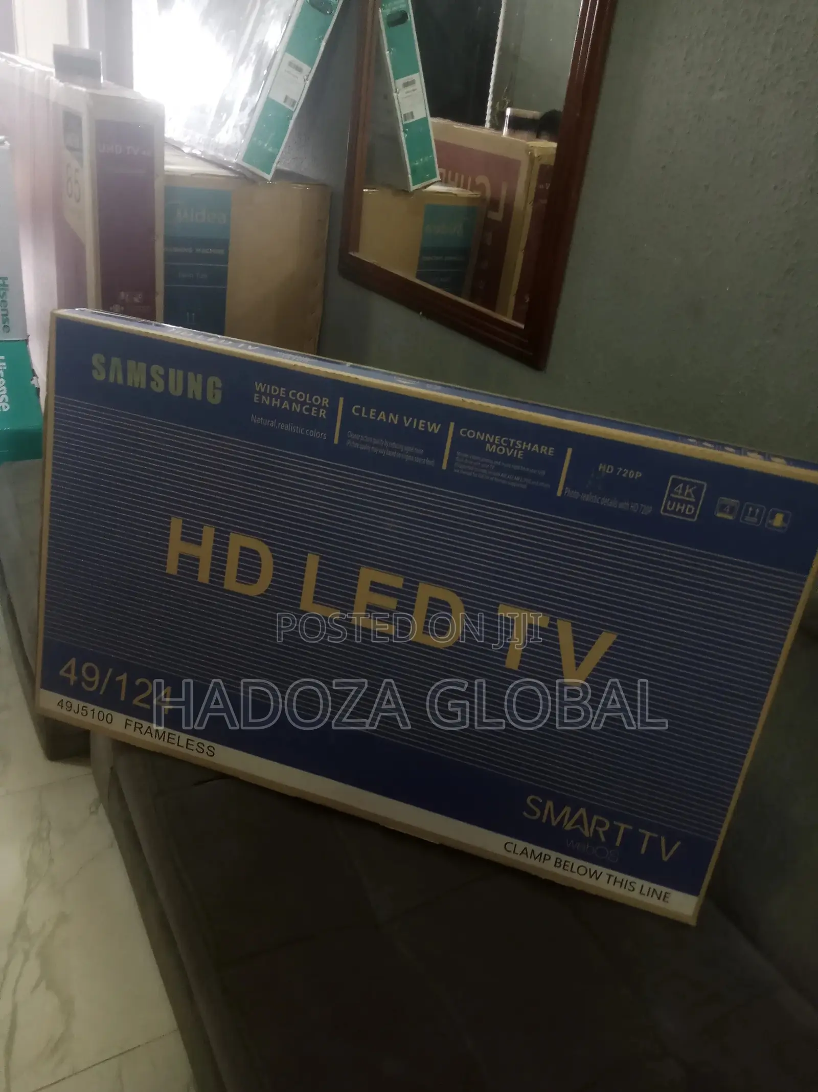 New Durable Samsung 49 Inches Smart Tv Frameless 49j5100