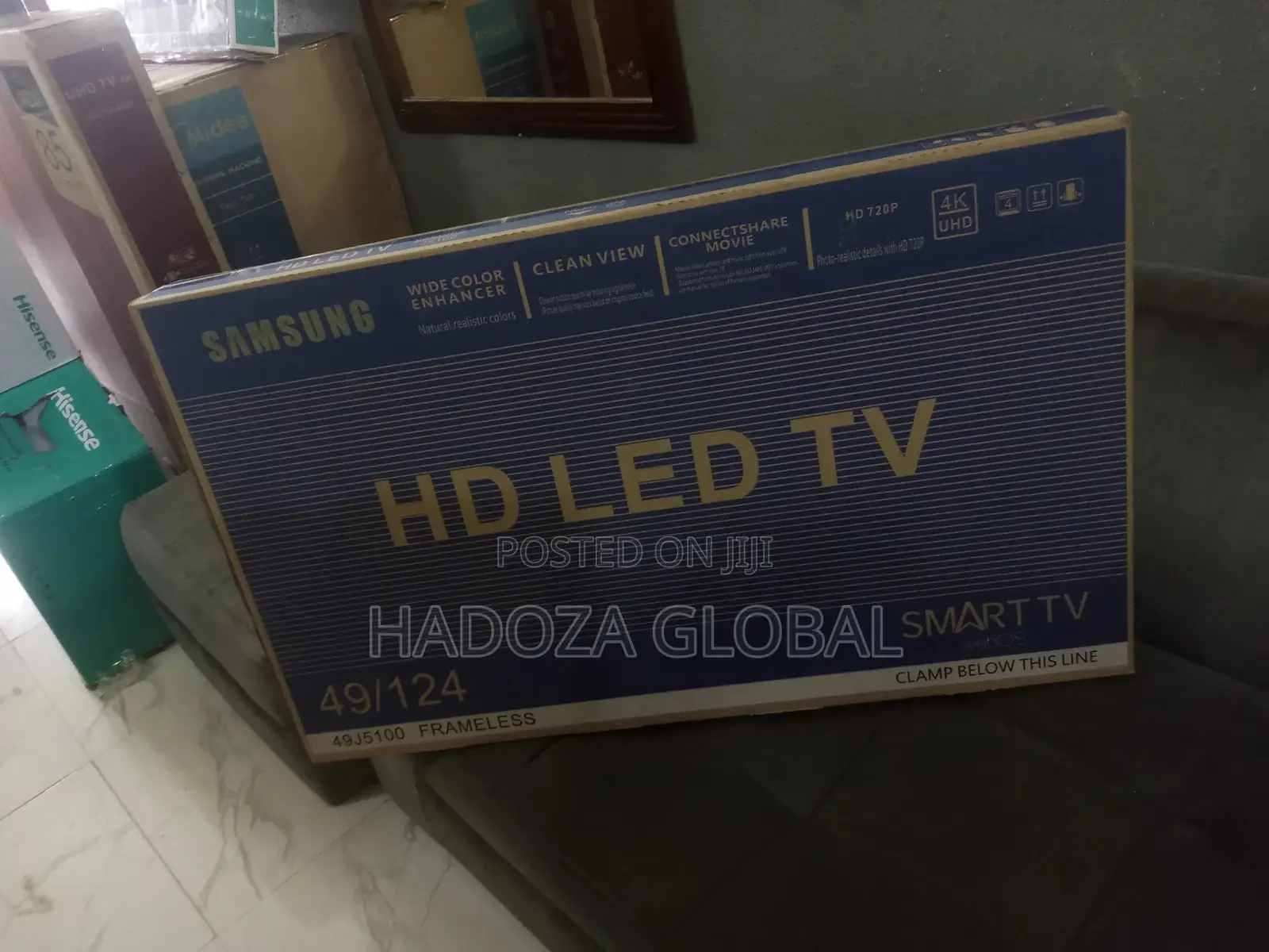 Original Samsung 49 Inches Smart Tv Frameless 49j5100