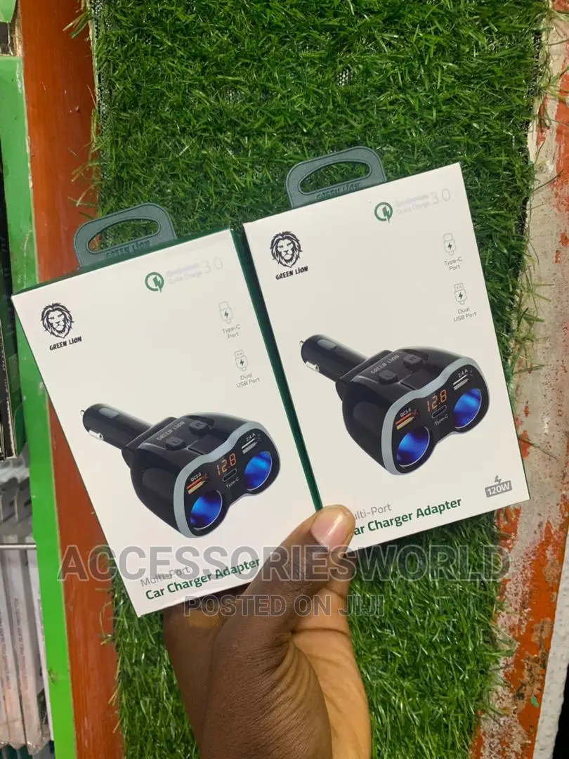 Green Lion Multi Port Car Adapter Charger