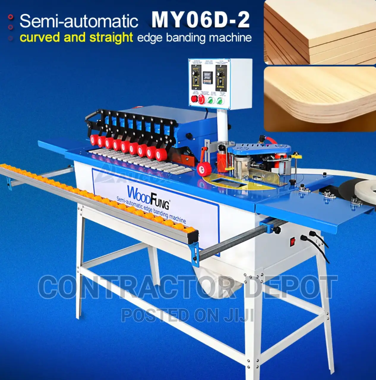 Edge Banding Machine With Gluing, Trimming,Buffing and More
