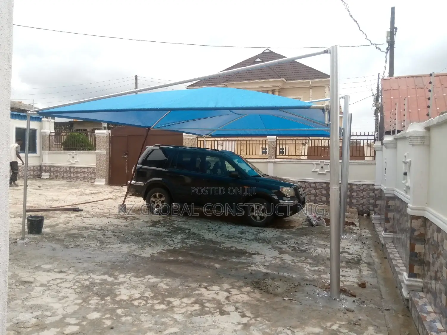 3 Units Car Port System 7.5meters By 5meters