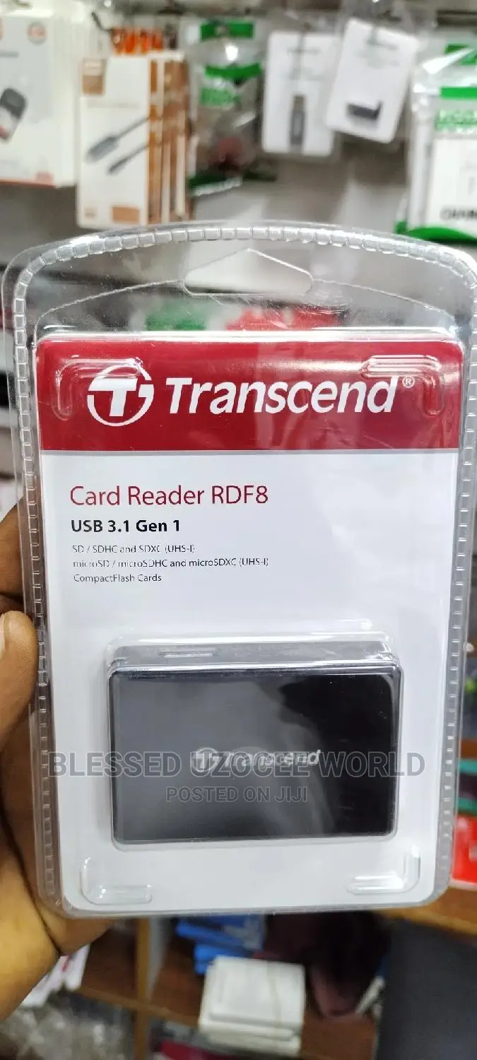 Transcend All in 1 USB 3.1 Gen1 Memory Card Reader RDF8
