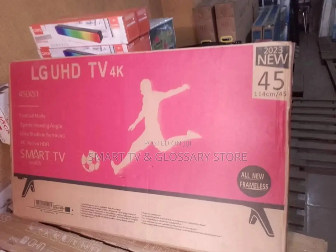 45 Inches Frameless Smart TV, Ultra Stadium Background