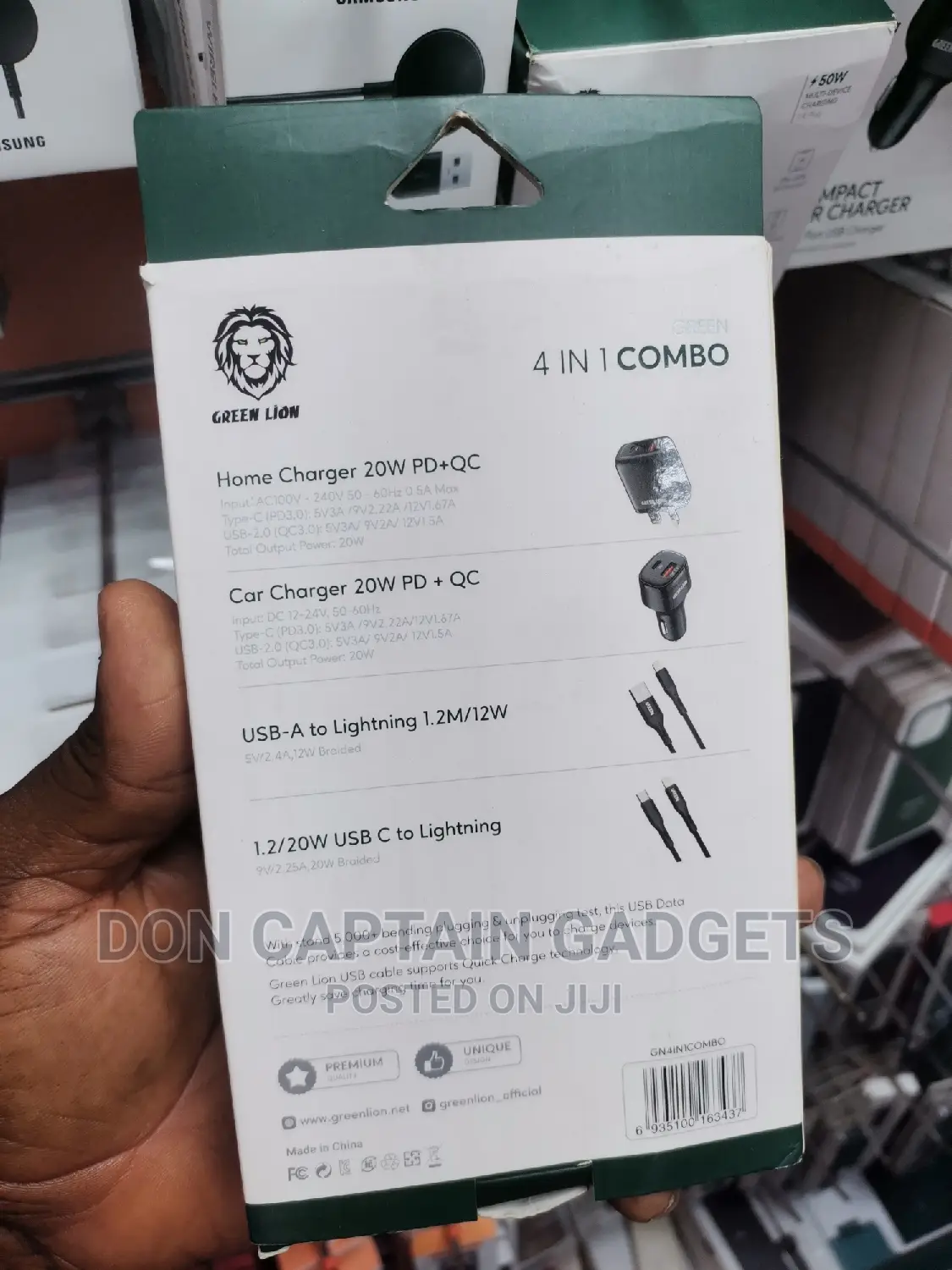 Green Lion 4in1 Combo Charger