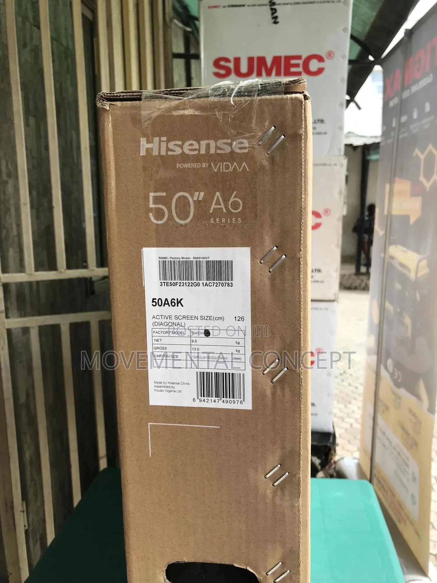 Hisense A6 Series 50”Inches Smart TV