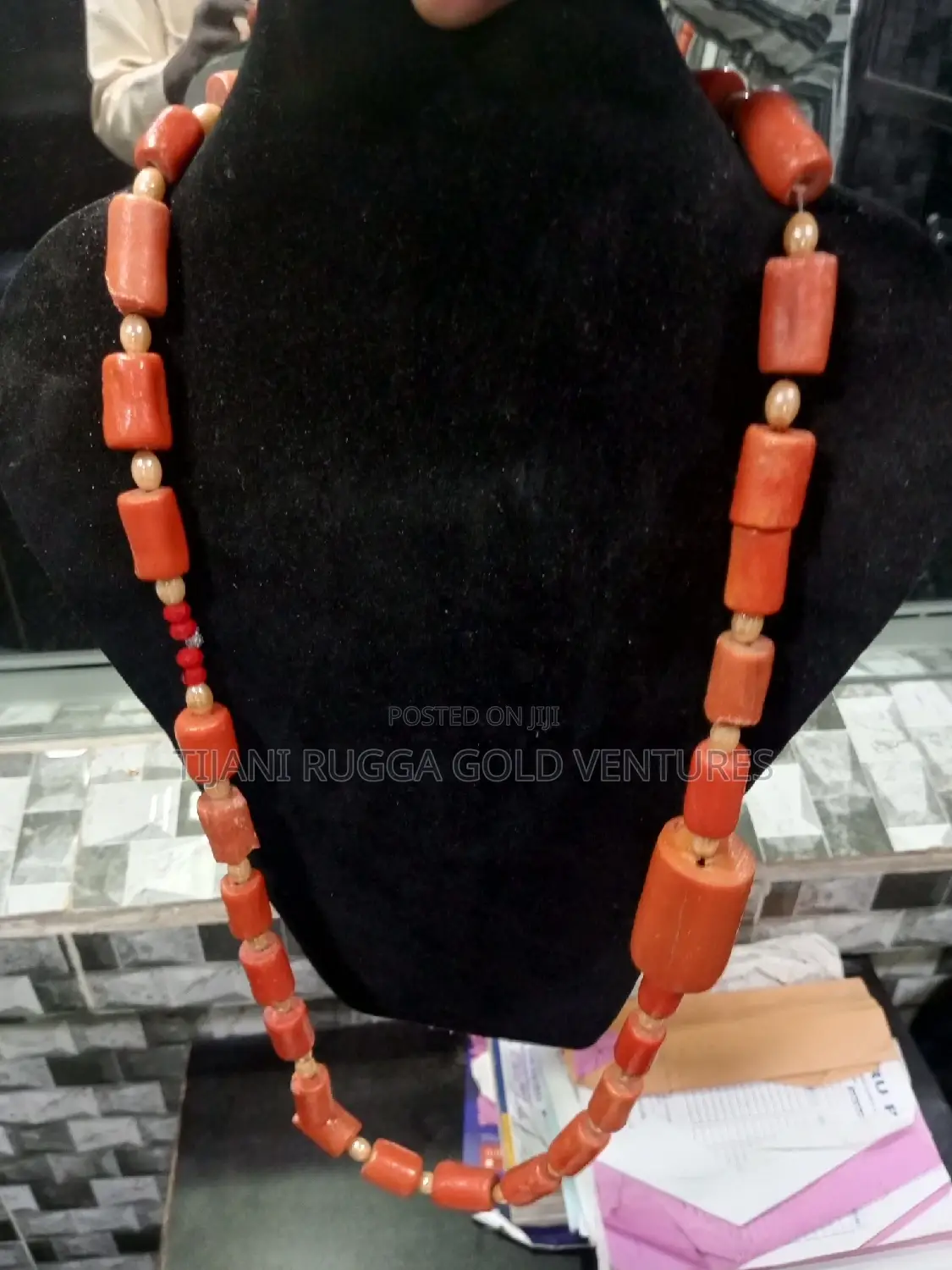 Original Coral Beaded Bead