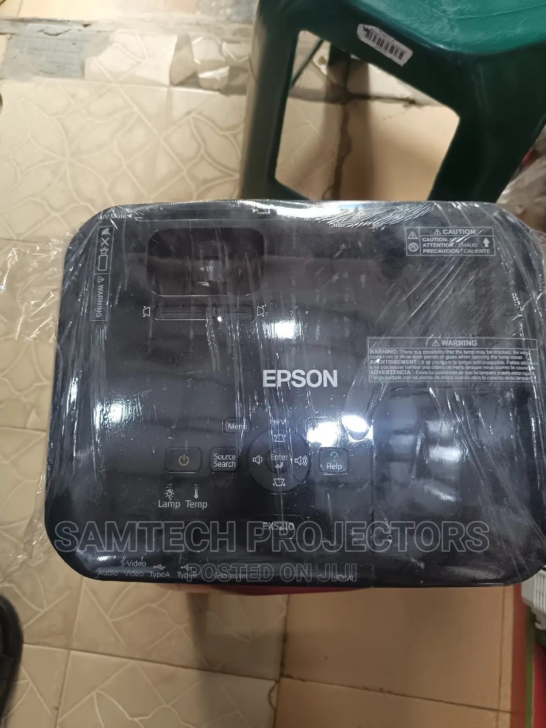 Uk Used Black Epson Projector Works Perfectly Well