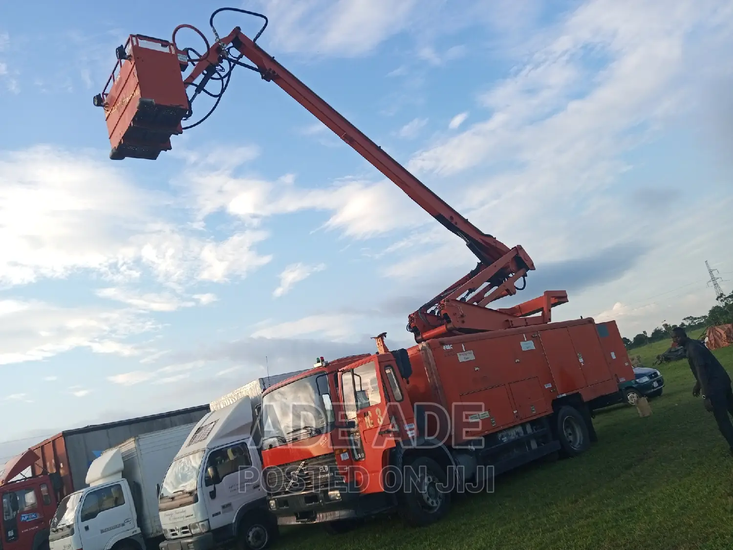 Work Platform Man Presure Washer With Boiler.