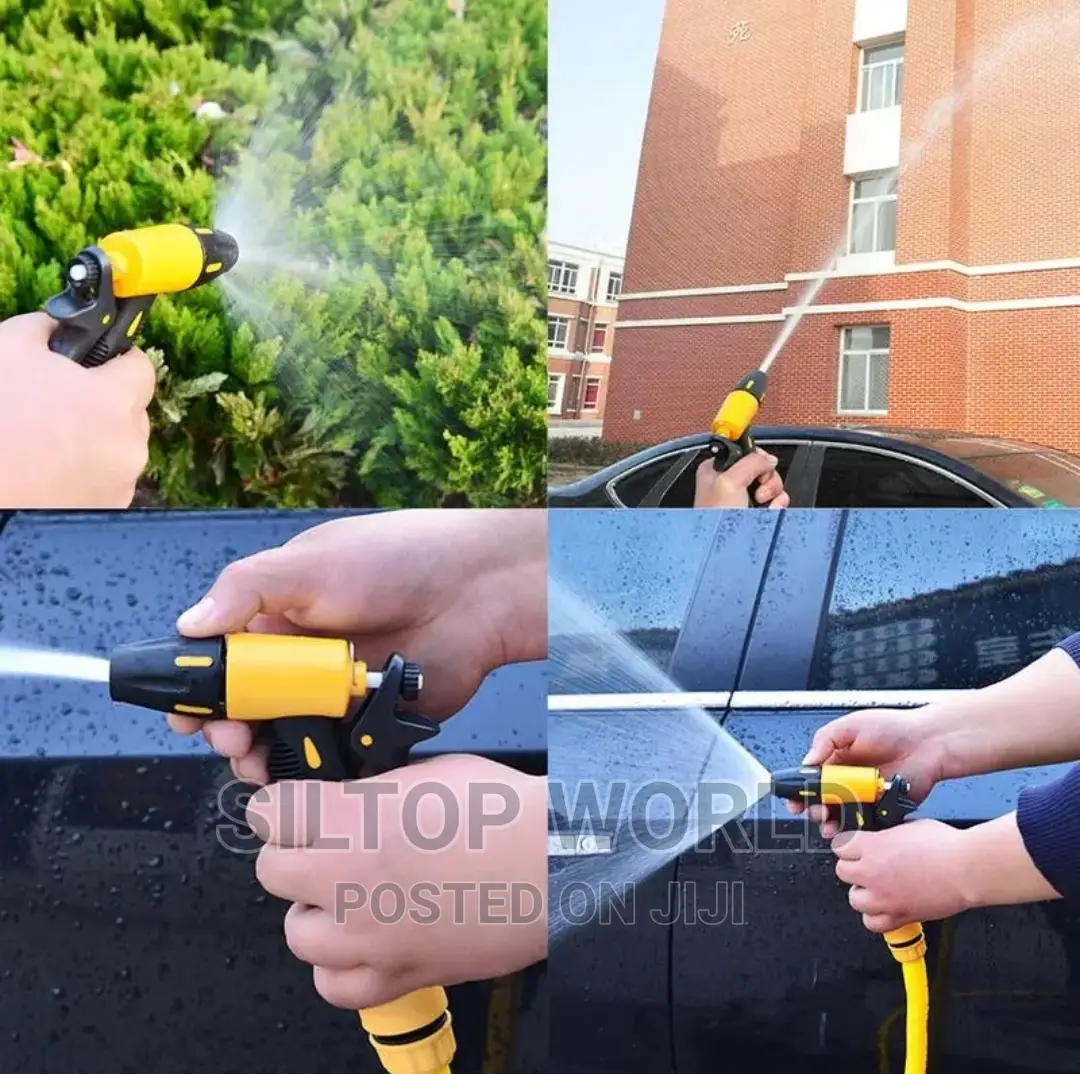 High-Pressure Water Gun Car Washing Nozzle With 10m Hoses