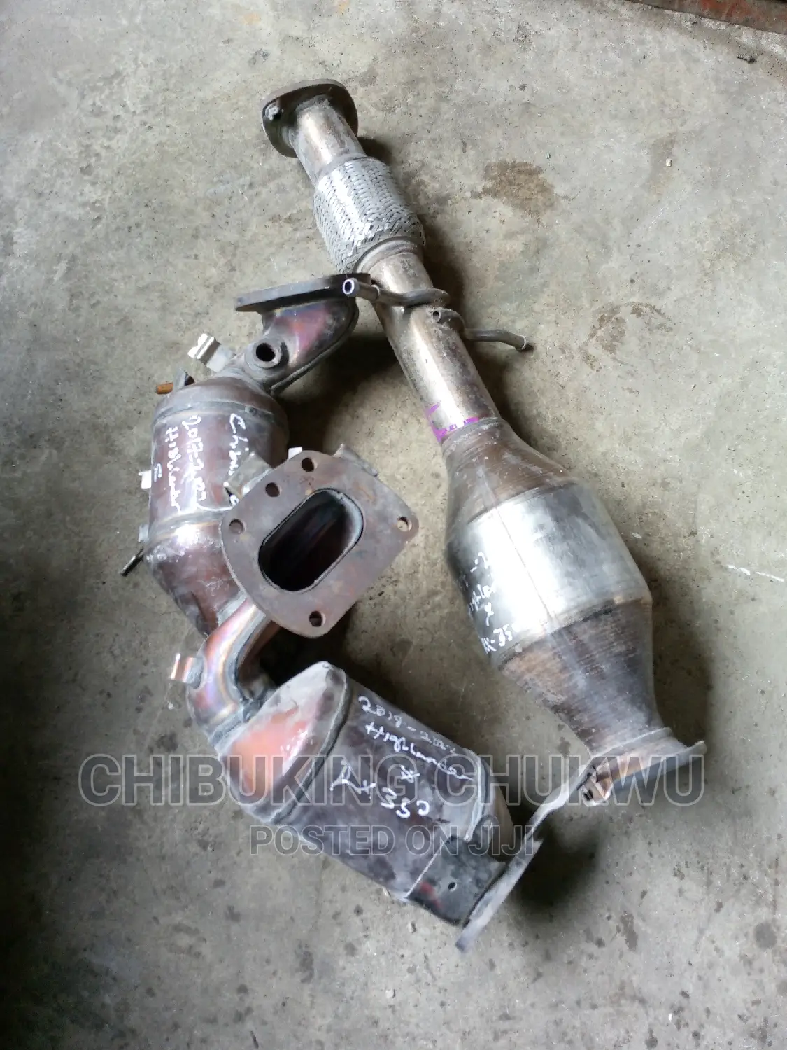2017-2022 Toyota Highlander RX-350 Lexus Catalytic Pots.