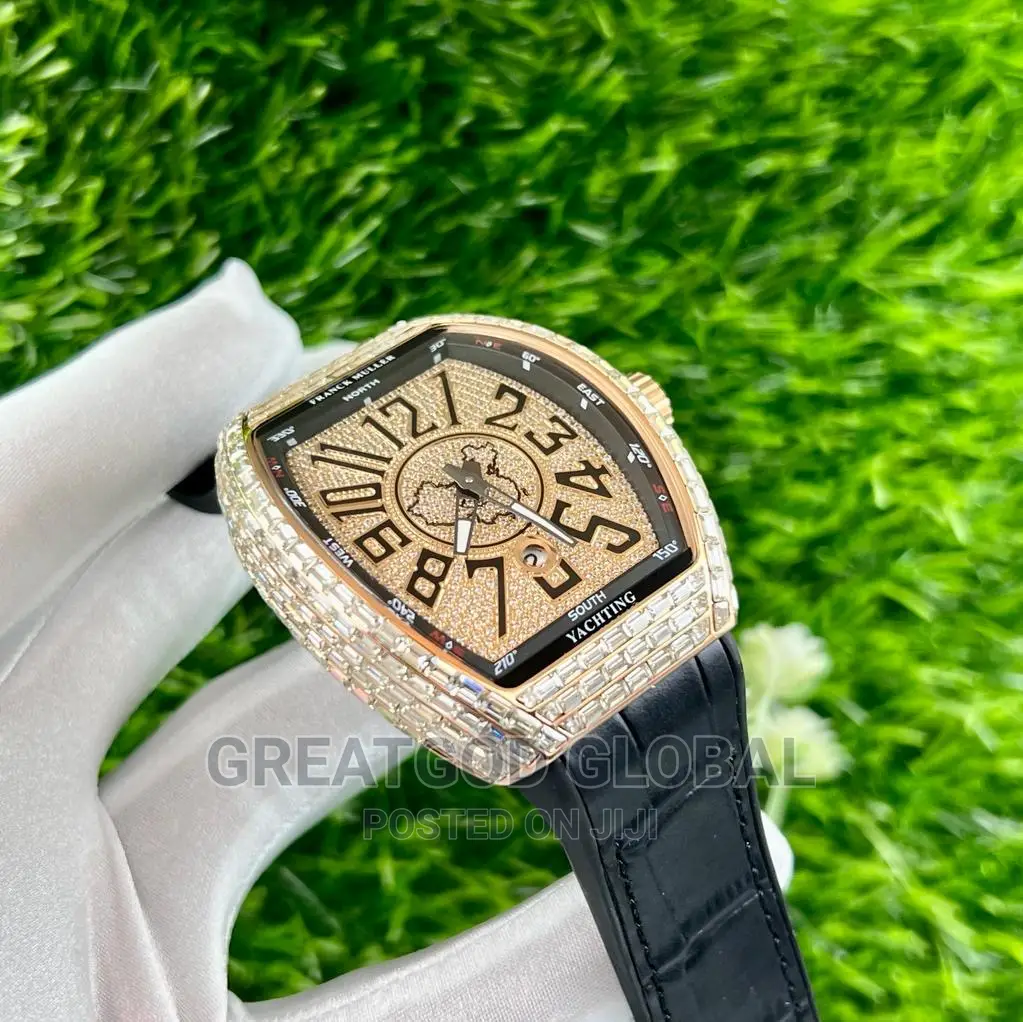 Franck Muller Stone Leather Wristwatches