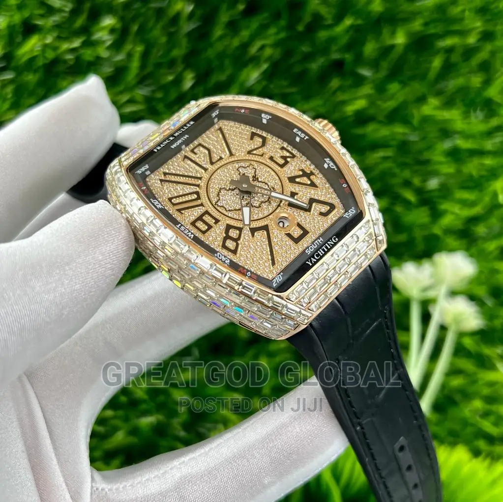 Franck Muller Stone Leather Wristwatches