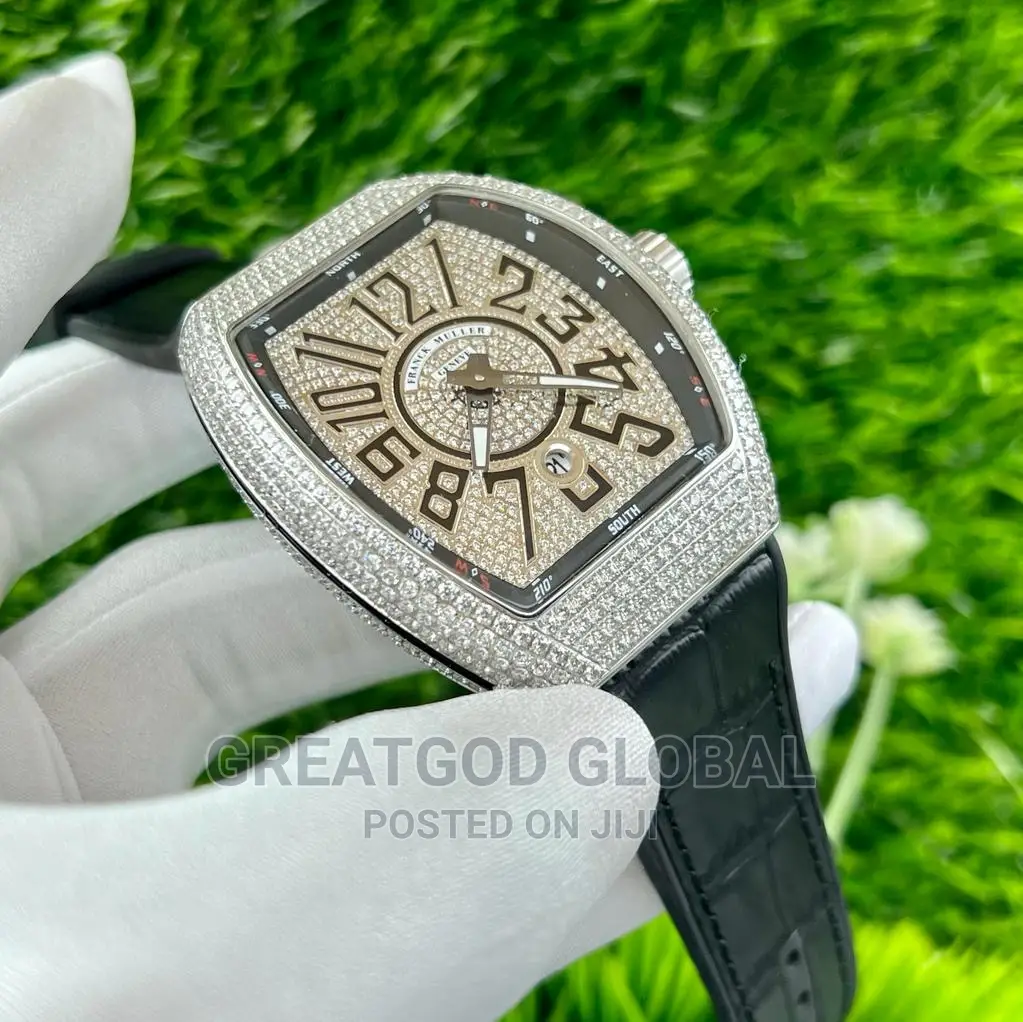 Franck Muller Stone Leather Wristwatches
