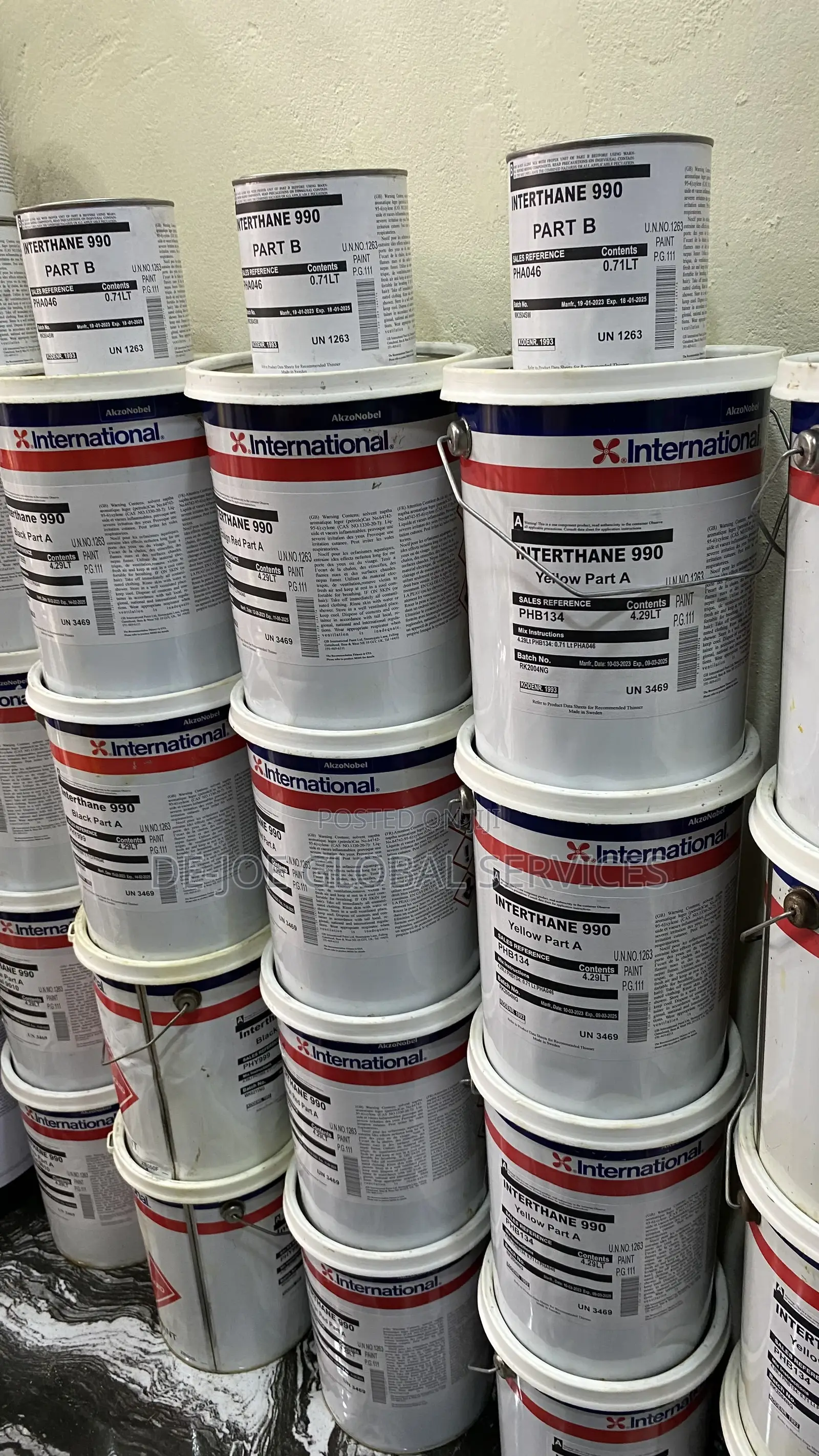 International Interthane 990 5litrs Marine Paints a/B