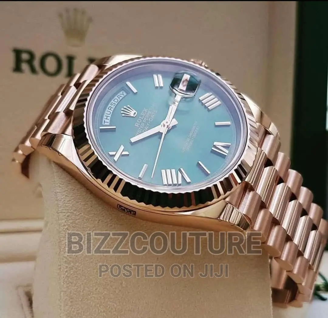 Original ROLEX DAY-DATE Gold Steel Chain Available in Store