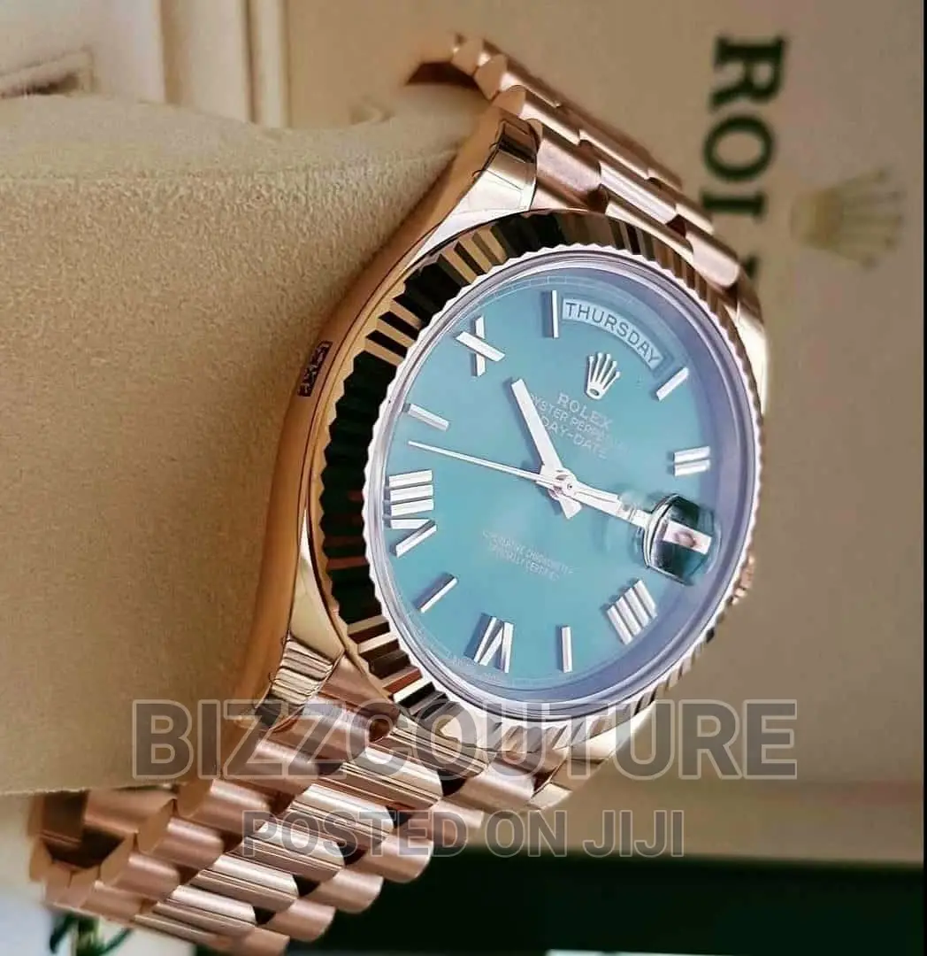 Original ROLEX DAY-DATE Gold Steel Chain Available in Store