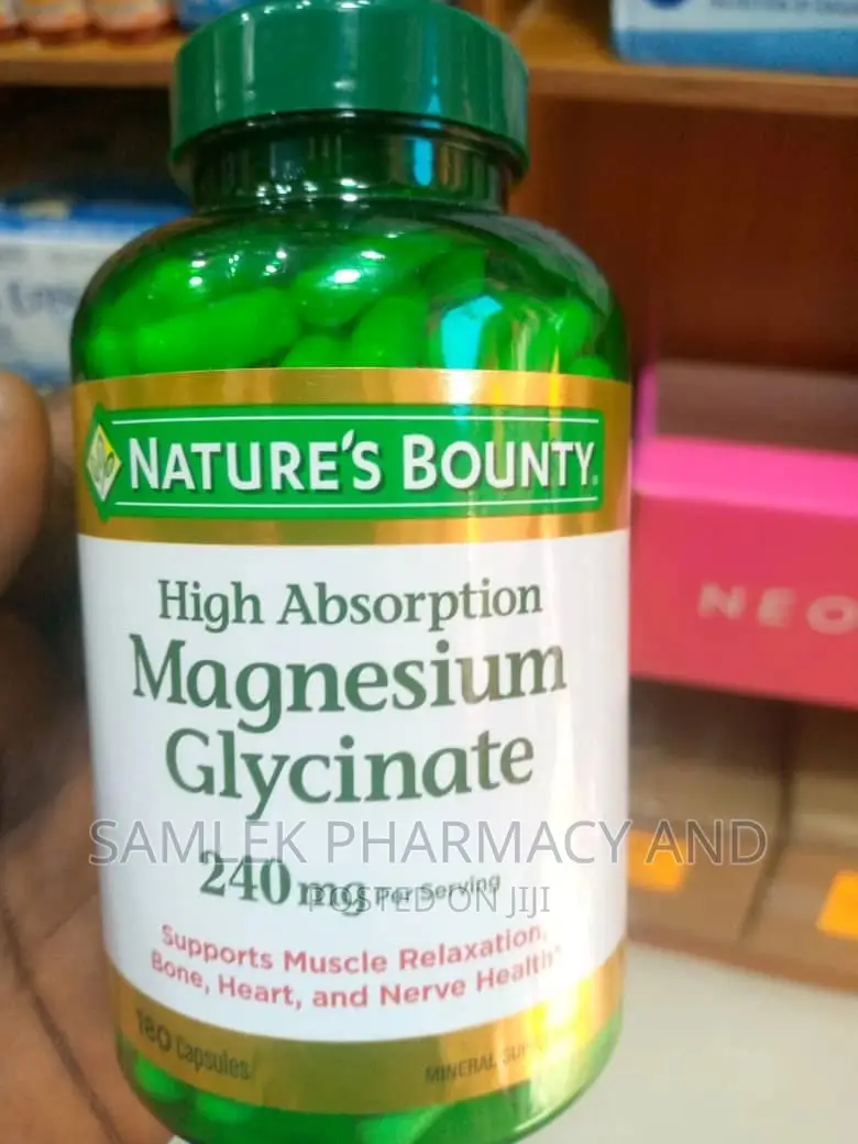 Nature's Bounty Magnesium Glycinate 240mg- 180caps