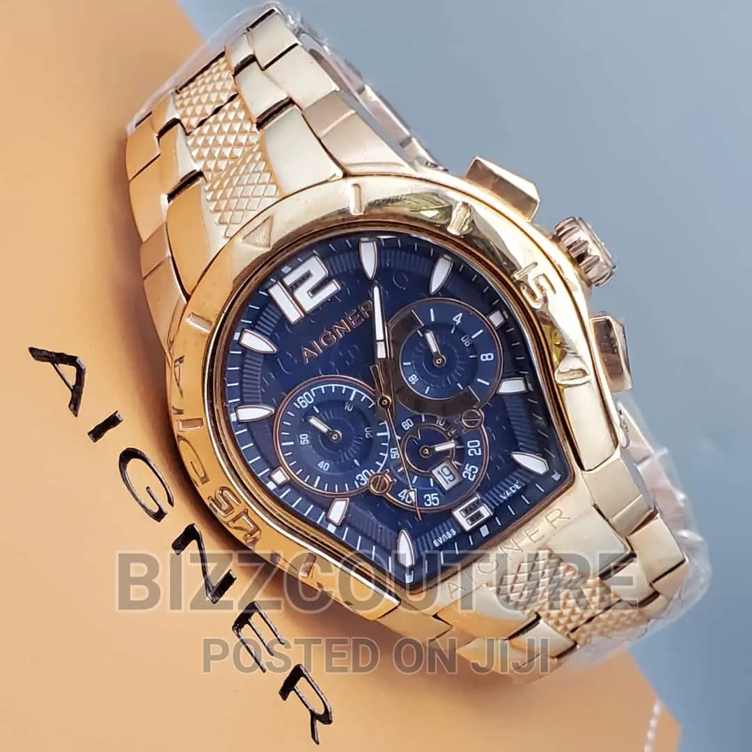 Original AIGNER Silver Steel Watch Available in Store