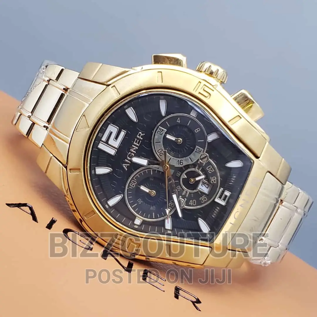 Original AIGNER Silver Steel Watch Available in Store