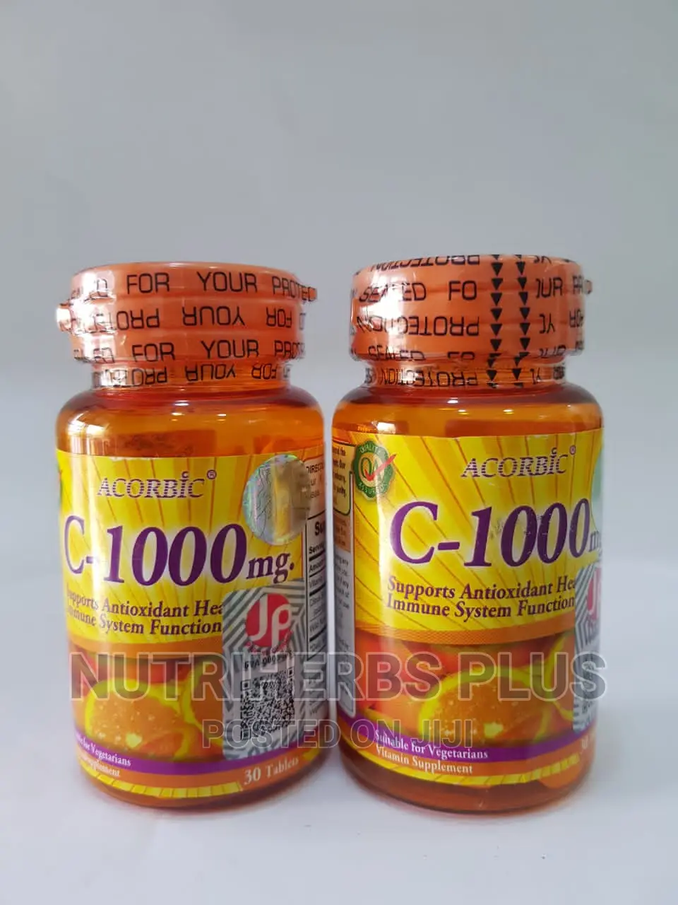 Acorbic Vitamin C Whitens Your Skin Naturally, 100mg