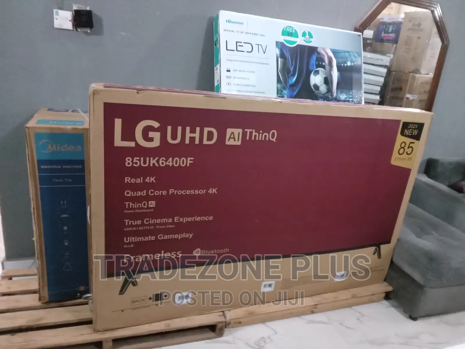Brand New 85 Smart TV With Netflix-85uk6400f