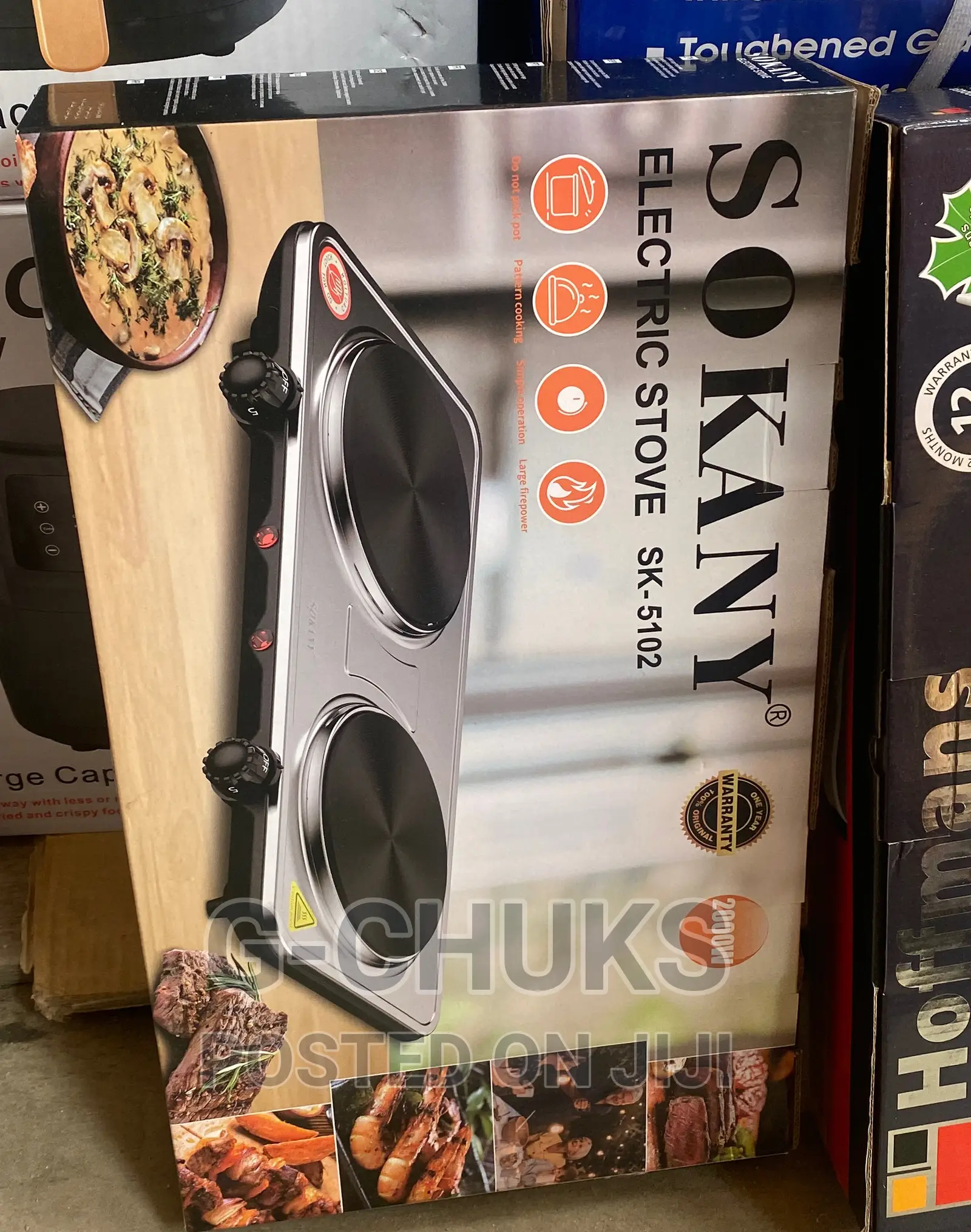 Sokany Double Electric Burner Cooker