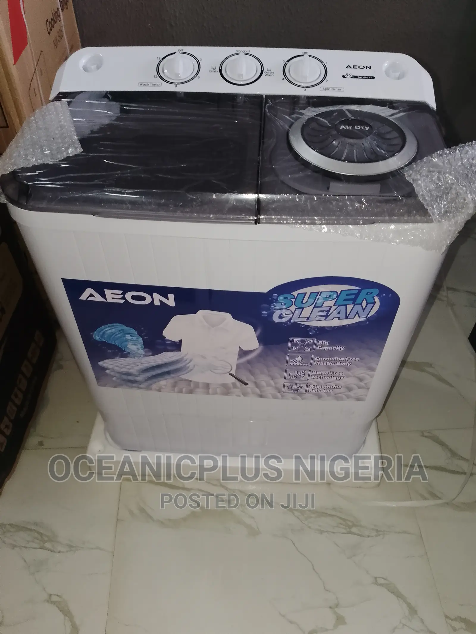Eco Friendly Aeon 5kg Twin Tub Top Load Washing Machine