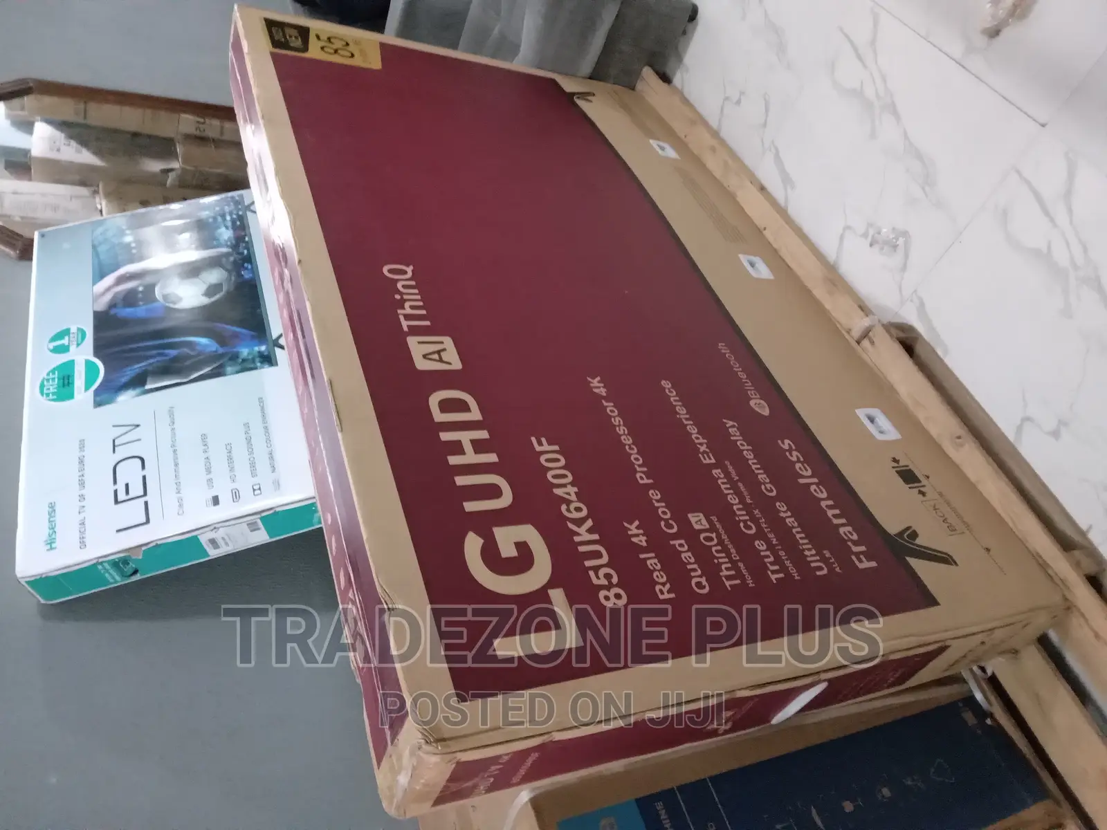 Brand New 85'' Uhd Smart TV With 2 Remote-85uk6400f