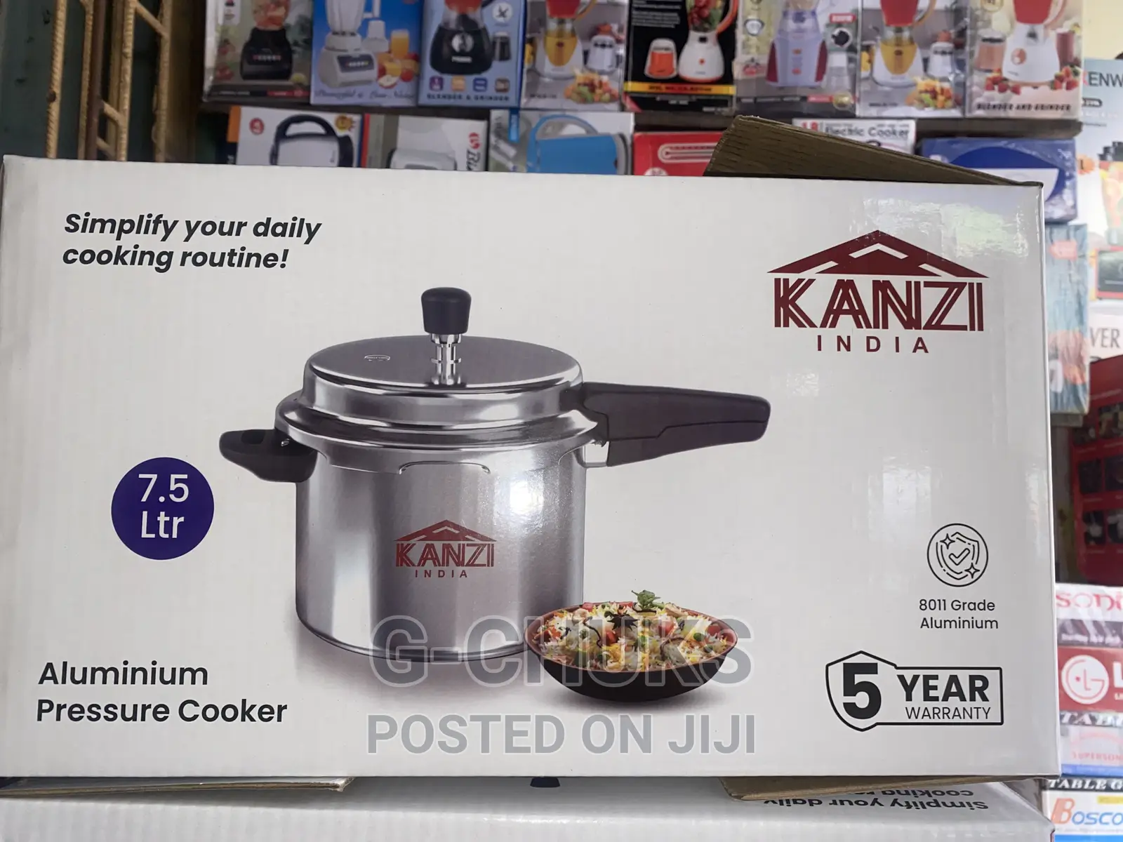 Kanzi 5.5 Liters Pressure Cooking Pot.