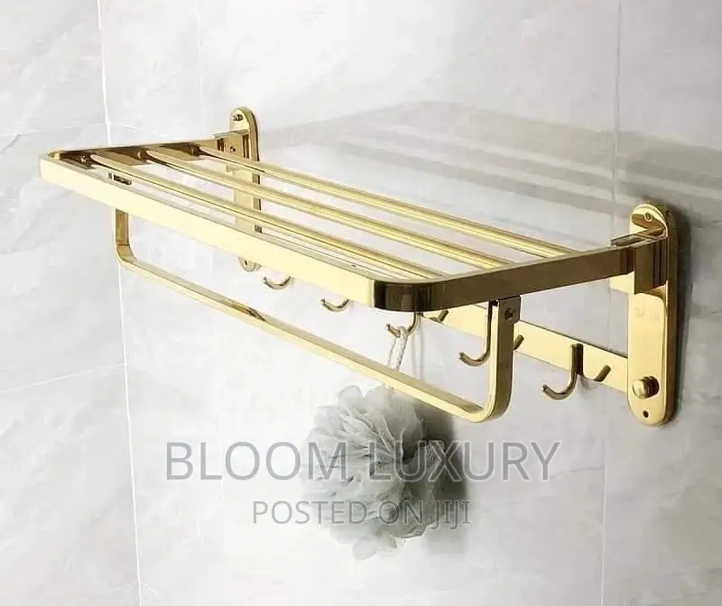 Gold Towel Rack
