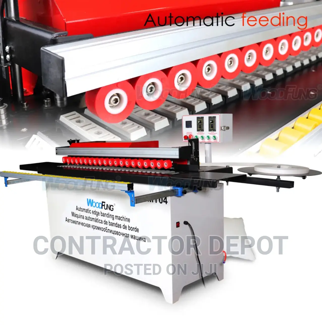 Super Semi Automatic Edge Machine With Glue,Trimming,Buffing