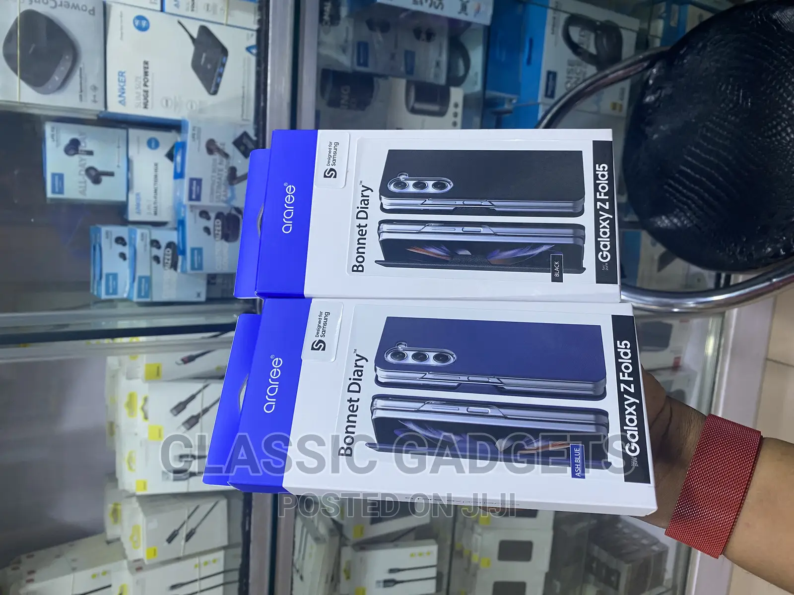 Araree Bonnet Diary Leather Flip Cover for Samsung Z Fold 5