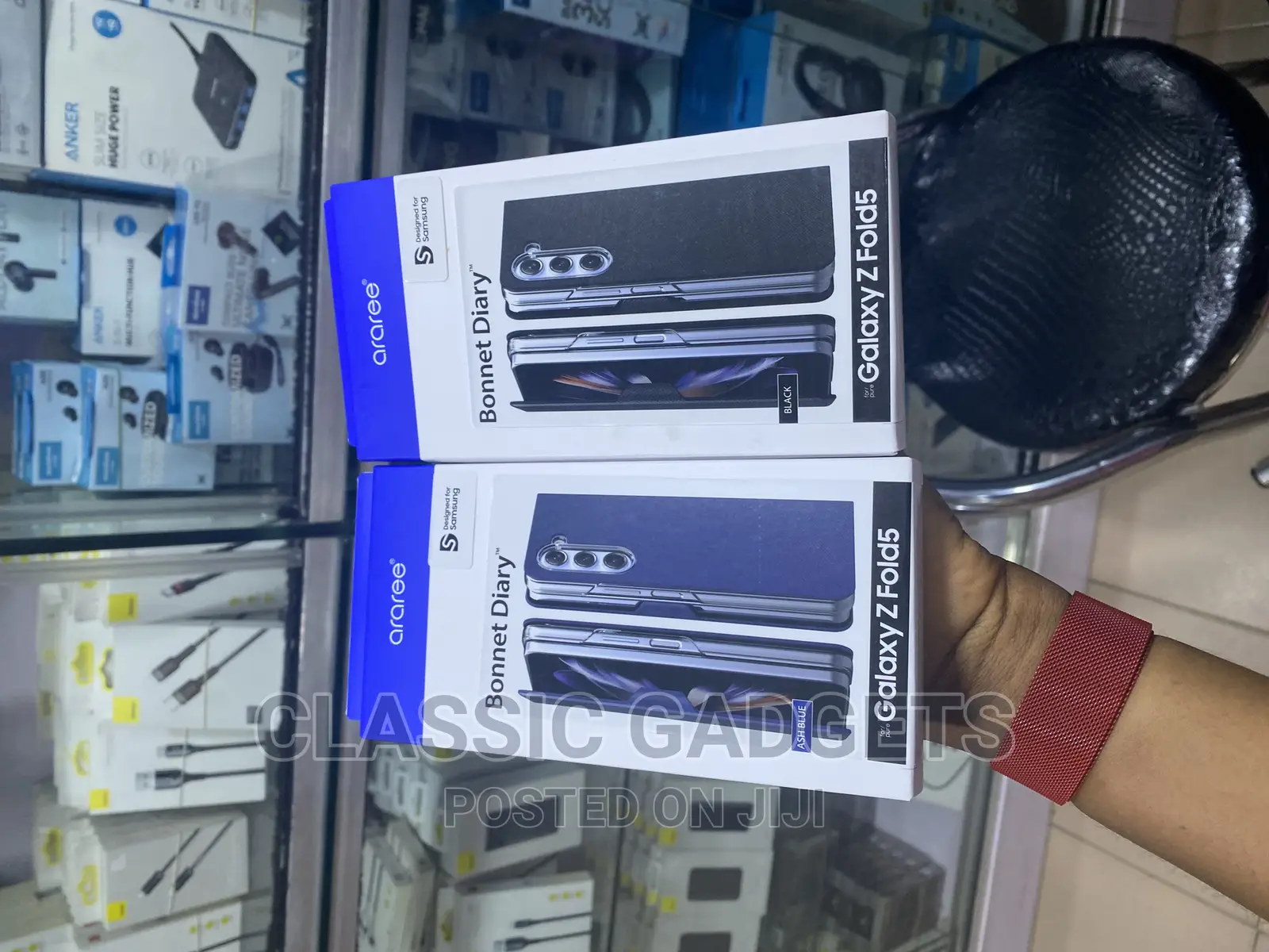 Araree Bonnet Diary Leather Flip Cover for Samsung Z Fold 5