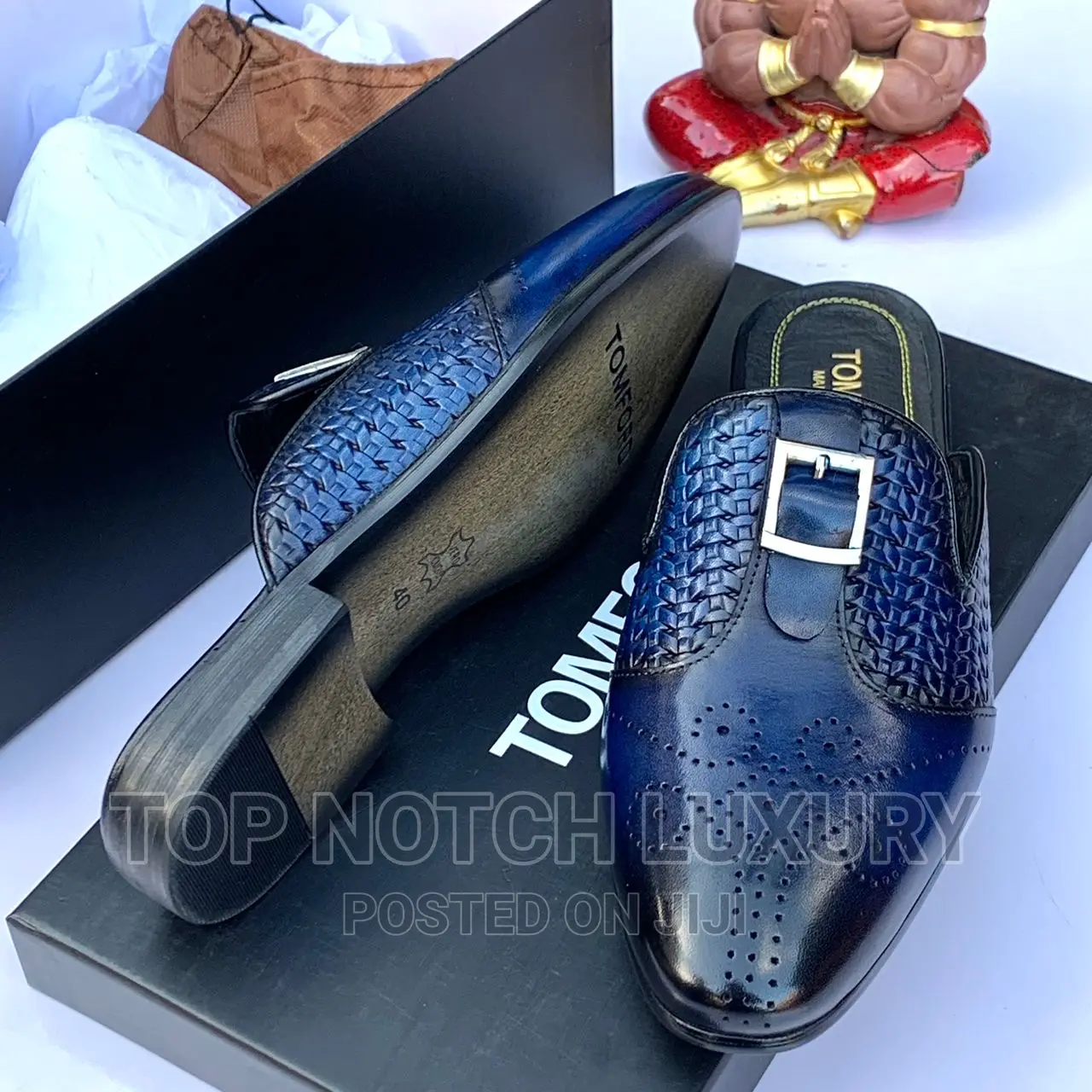Tomford -Italian Leather Luxury Half Shoe